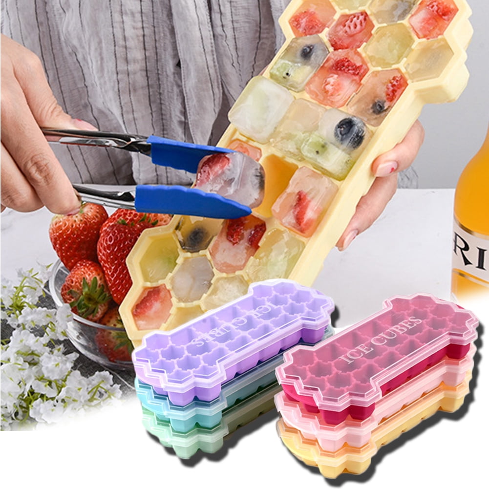 Details about   Ice Cube Tray 37 Cube Silicone Maker Mold With For Ice Cream Cocktail Cold Drink 