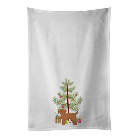 

Shi Chi Christmas Tree White Kitchen Towel Set of 2 19 in x 28 in