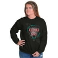 thumbnail image 3 of Cute Arizona Cowgirl Southwest Pride Women Crewneck Sweatshirt Brisco Brands S, 3 of 6