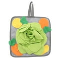 thumbnail image 1 of 1pc Rabbit Foraging Mat Funny Interactive Nose Work Small Animal Feeding Mat, 1 of 7