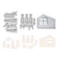 thumbnail image 1 of Practical Prayer Shaped Silicone Mould Accessory for Easter Portable for Crafting Scented Candle and Handmade Soaps, 1 of 5