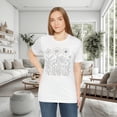 thumbnail image 6 of Wildflower t-shirt, simple flowers shirt, women's gift, Short Sleeve Tee, 6 of 12