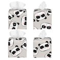 thumbnail image 5 of Rocae Cute Panda for High-grade Leather Tissue Box, Exquisite Fashionable Design, Office Tissue Box, Waterproof Family Tissue Box, 5 of 8