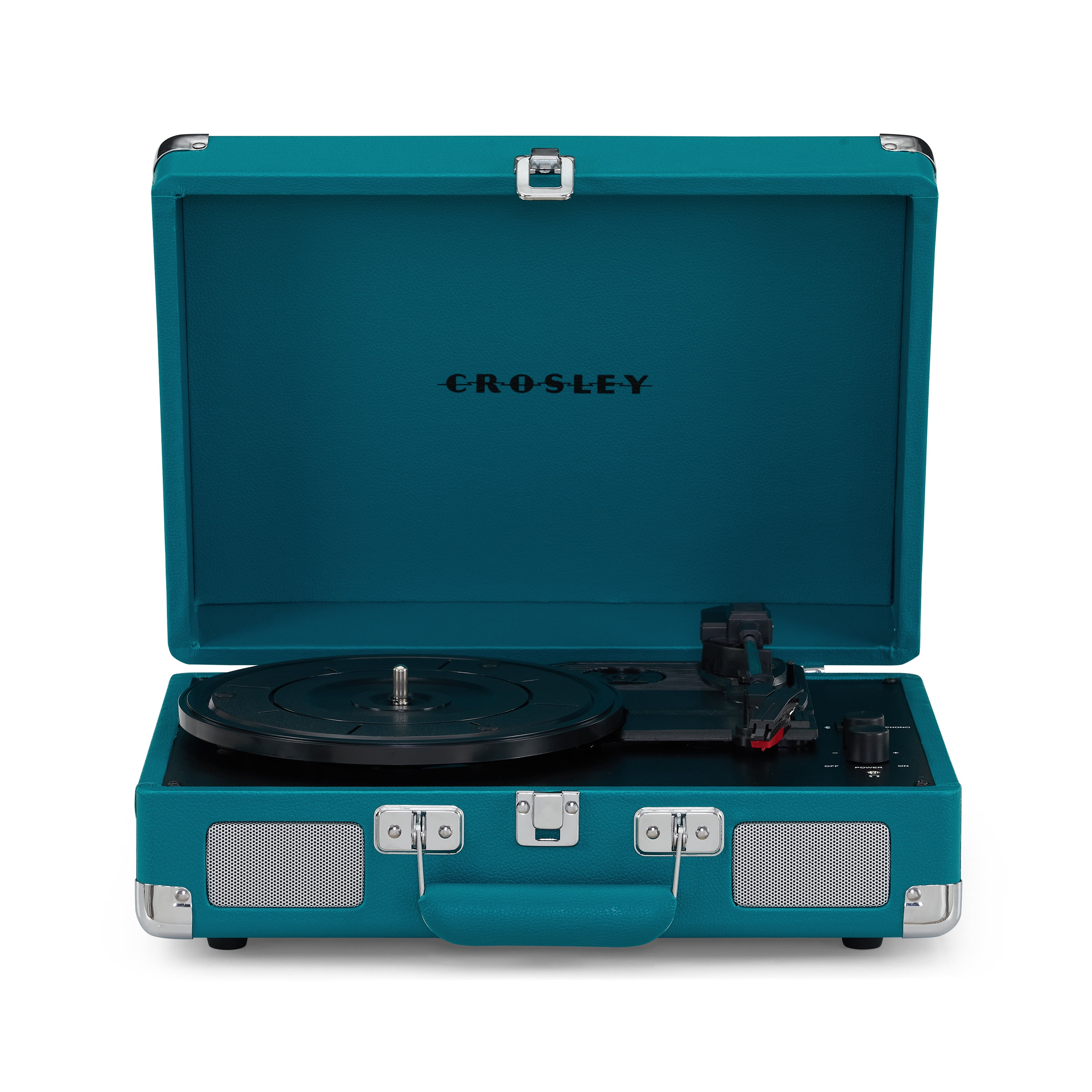 Crosley Record Player And Speakers Crosley Cruiser Plus Vinyl Record Player with Speakers with wireless