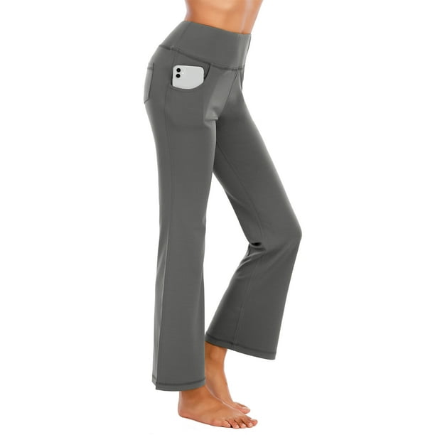 pantalon de jogging femme avec revers en bas de jambes gris pantalons femme