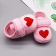 thumbnail image 3 of AAOMASSR Baby Sweet Shoes Newborn Boys Girls Toddler Shoes Red Heart Crib Shoes Non-Slip Baby Boys Girls Shoes Internal length 11.5, 3 of 5