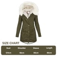 thumbnail image 5 of Abrigos de invierno para mujer Abrigos de línea Chaquetas de piel sintética Chaquetas de invierno para mujer, 5 of 5