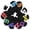 Black, variant on M Buder 10pcs Golf Iron Head Cover Set Waterproof Neoprene Club Headcovers with Large Color Numbers Universal Fit White