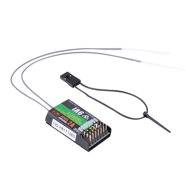 Accesorio de control remoto Flysky FS-IA6 Receptor de frecuencia de 2,4 GHz de 6 canales para FS-I6