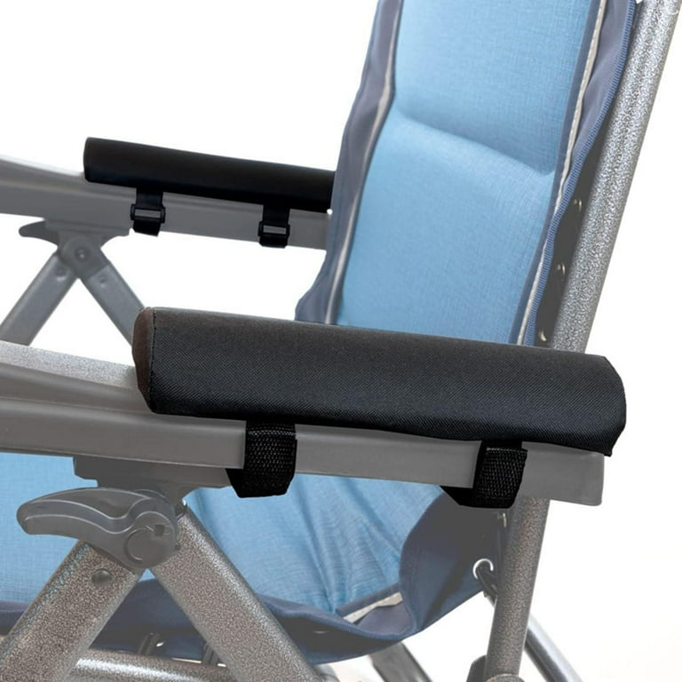 Folding Armrests For Beach Chairs - Ergonomic Cushioned Pads For Outdoor Comfort