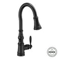 thumbnail image 6 of Moen S73004ev2 Weymouth 1.5 GPM Single Hole Pull Down Smart Kitchen Faucet - Bronze, 6 of 7