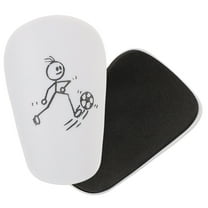 PAMINGONO 1 Pair of Sports Leg Guard Shin Guards PU White Impact Protection for Children