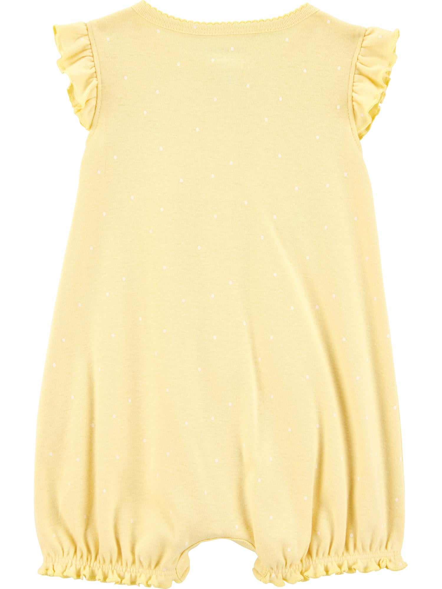 Carter's Child of Mine Baby Girl Romper, One-Piece, Sizes 0-3/24 Months