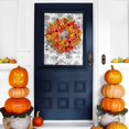 thumbnail image 4 of Coolmade 18 inch Fall Wreath Door Wreath Autumn Wreath Berry Wreath Fall Decorations, 4 of 6