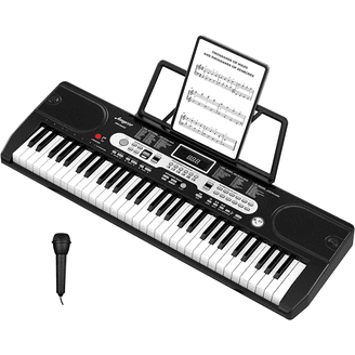 Casio CTK-2550 61 Key Portable Black Keyboard with App Integration
