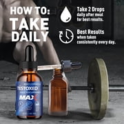 Testoxed Max Drops Maximum Strength Support Liquid Supplement TestoxedMax (90 Servings)