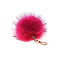 thumbnail image 2 of CC Fox Faux Fur Cell Phone Purse Key Chain, Hot Pink, 2 of 2