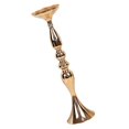 thumbnail image 3 of Vintage Trumpet Shape Candle Support For Weddings And Parties In Golden Iron Design 1Set, 3 of 3