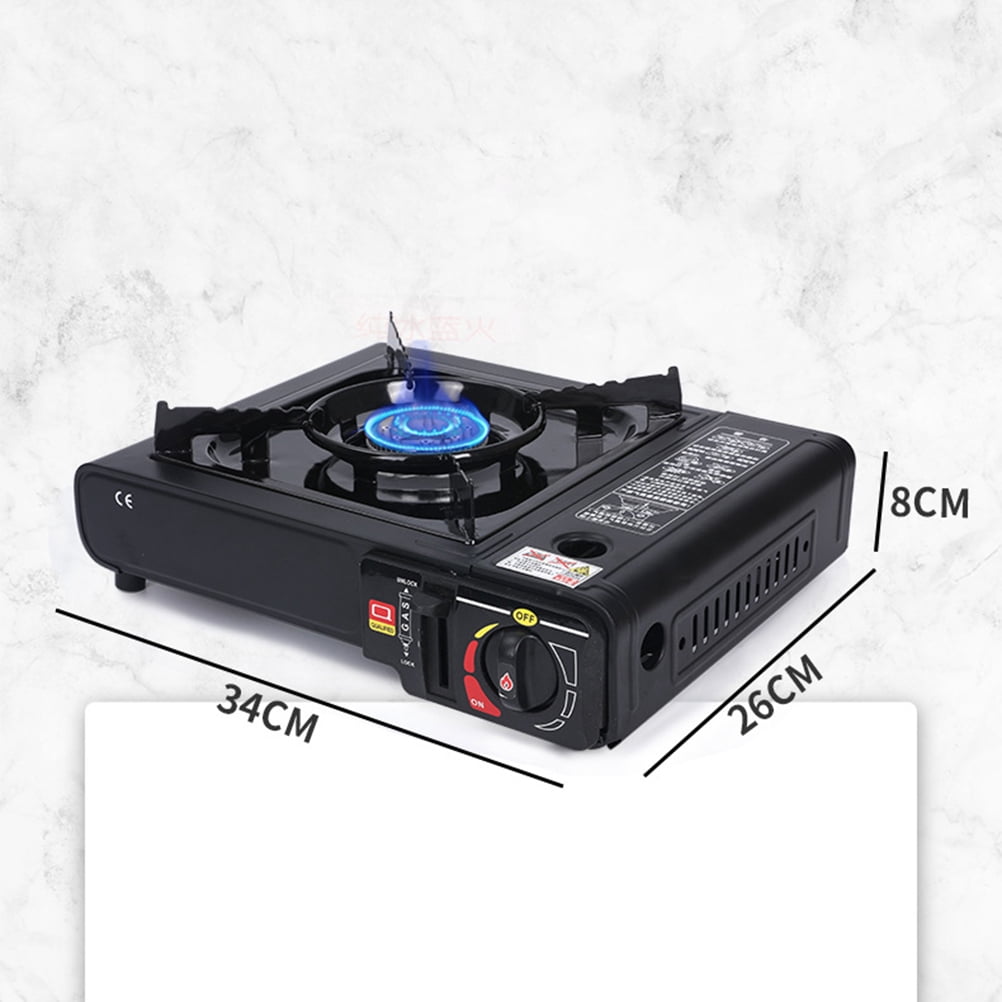 ULTNICE Portable Outdoor Gas Stove for Camping with Stainless Steel Material and Adjustable Flame