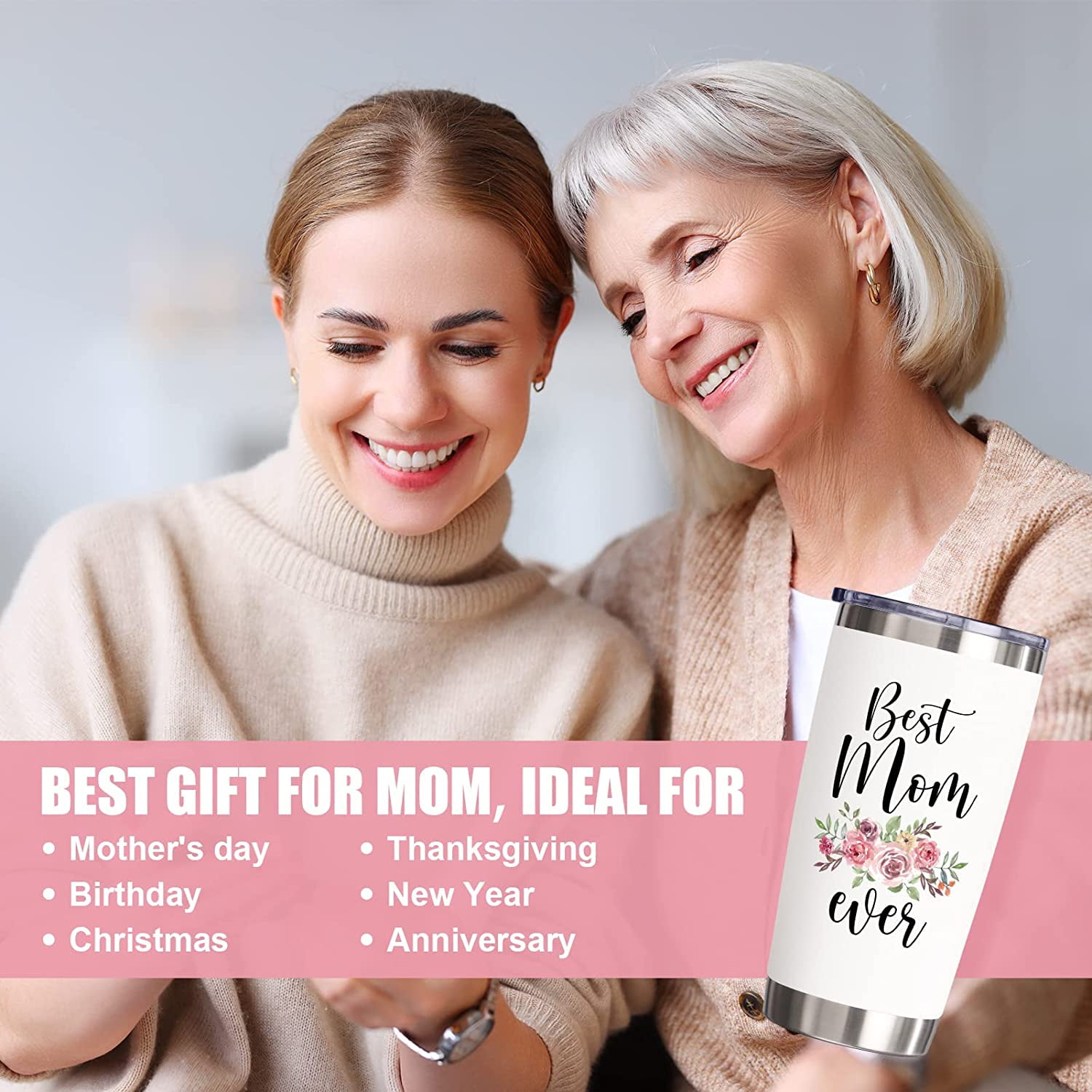 Mom Tumbler Gift from Son – Behind Every Great Man Is An Even Greater  Mother – Mother’s Day, Birthday Gift for Her