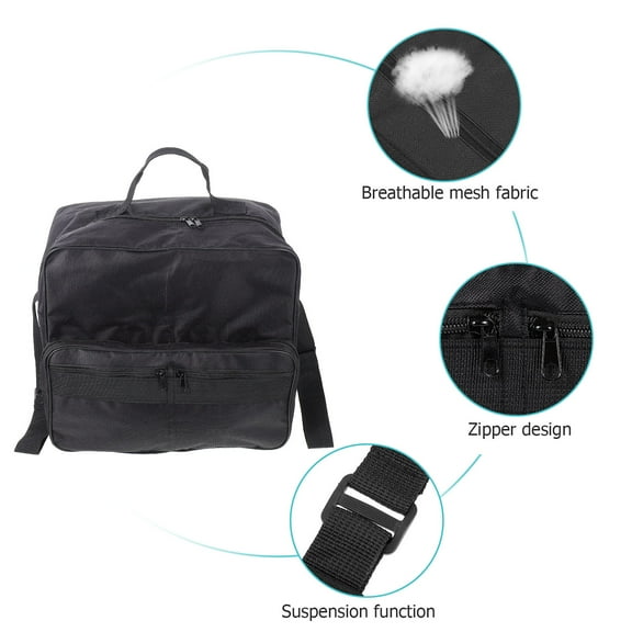 MUSEYA 1Pcs Wheelchair Grocery Bag Rectangular Waterproof for Outdoor Use