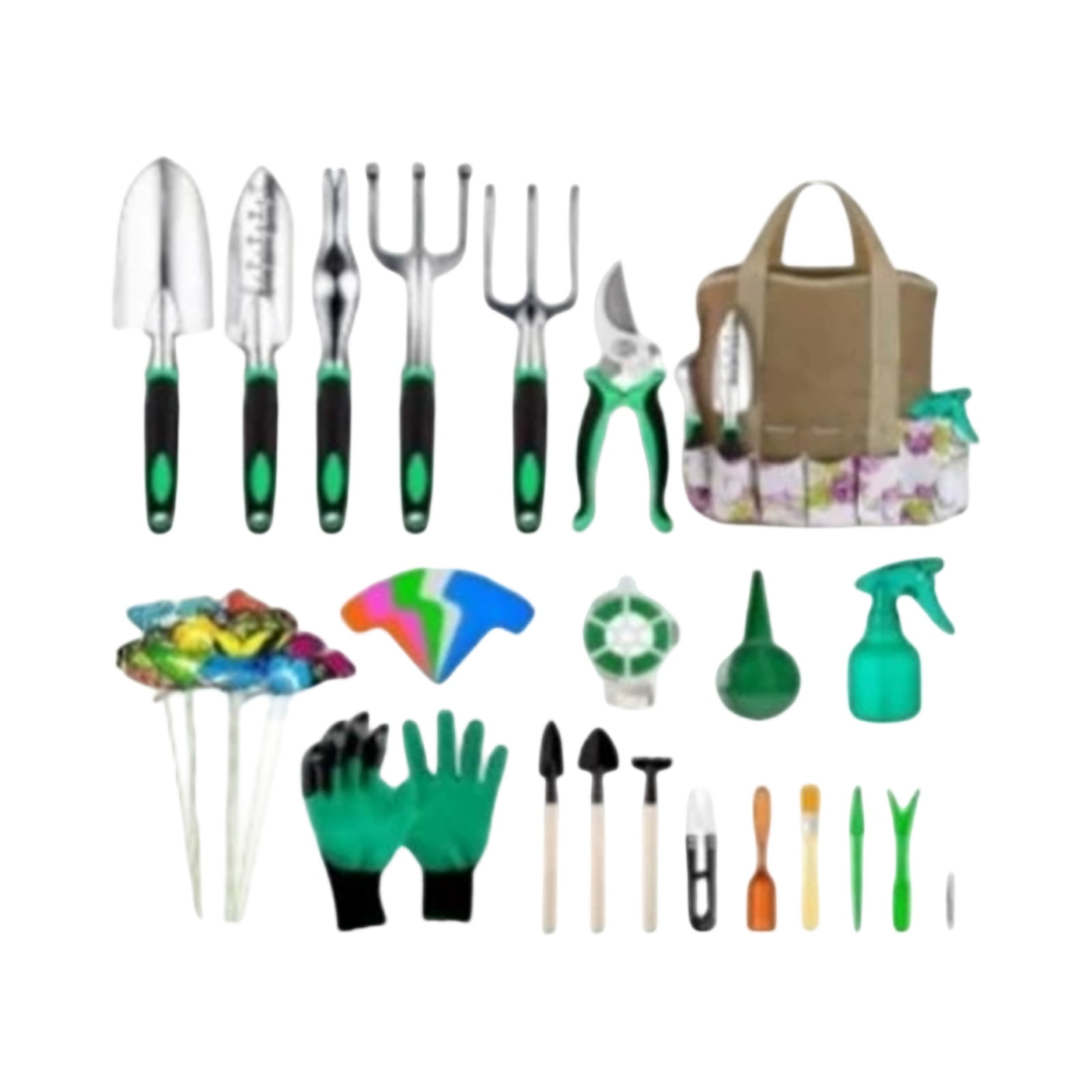 Heavy Duty Gardening Kit with Hand Tools for Planting and Digging, Complete Set for Garden Weeding and Outdoor Plant Care Tasks, Durable Garden Tools for Raised Bed and Flower Bed Work
