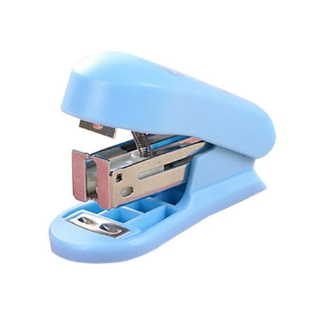 Plastic Mini Stapler Students School Book Sewer Cartoon Manual Office Paper Binding Stapler