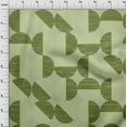 thumbnail image 4 of oneOone Viscose Chiffon Green Fabric Geometric Abstract Polka Craft Projects Decor Fabric Printed By The Yard 42 Inch Wide, 4 of 4
