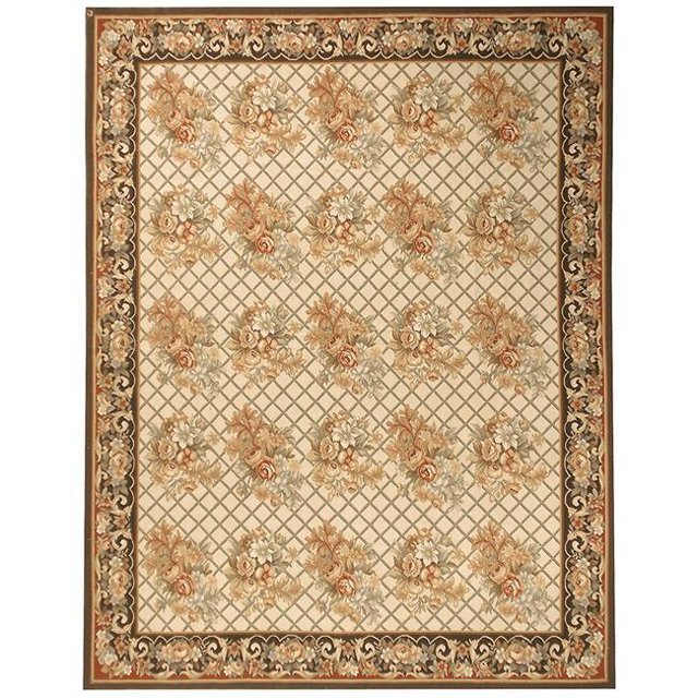 Due Process Stable Trading Tapis Lyon Ivoire & Charbon de Bois&44; 3.06 x 10 Pi.