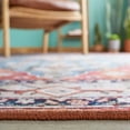 thumbnail image 4 of SAFAVIEH Tucson Otis Traditional Machine Washable Runner, 2'6" x 12', Beige/Blue, 4 of 8