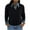 A02_Black#40, variant on FAVIPT Womens Cozy Long Sleeve Sweater 2 in 1 Denim Patchwork Shirts Fall Oversized Lapel Button Up Knit Tops Khaki,Free Size