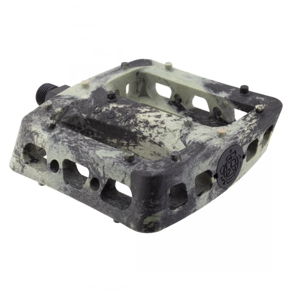 Odyssey Twisted Pro PC Pedals - Platform, Composite/Plastic, 9/16", Black/Army Green