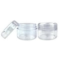 thumbnail image 2 of Beauticom 900 Pieces 30G/30ML(1 Oz) Round Clear Plastic Container Jars with Rounded Edge Top Lid - 900 Jars, 2 of 3