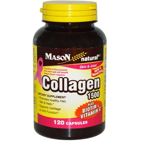  collagène 1500mg Caps avec de la vitamine C 120 capsules (pack de 2)