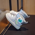 thumbnail image 4 of Child Girls Boys Snow Boots Keep Warm Ankle Booties Waterproof Furry Lined Winter Shoes, 4 of 6