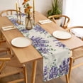 thumbnail image 3 of Lavender Eucalyptus Table Runner 60 Inches Long Farmhouse Dress Scarves, Retro Country Botanical Flowers Leaves Dining Tablerunner for Coffee Table/Kitchen Island/Party Décor, 13" x 60", 3 of 8