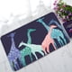 thumbnail image 1 of Felpudo antideslizante ABPHQTO seis jirafas de colores 45x75 cm, 1 of 1