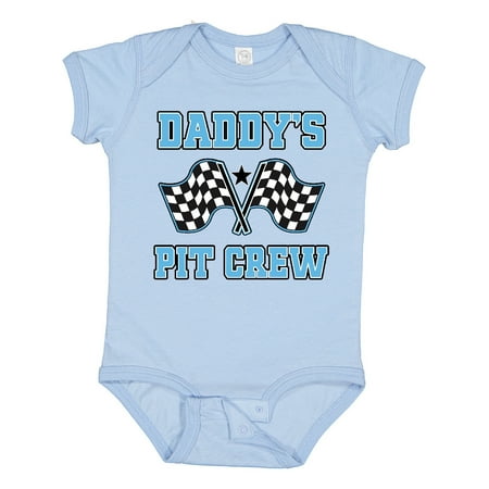 

Inktastic Daddys Pit Crew Boys Racing Gift Baby Boy Bodysuit