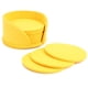 thumbnail image 3 of Posavasos redondos de fieltro para 20 piezasposavasos resistentes al calor para café y té (D marrón), 3 of 6