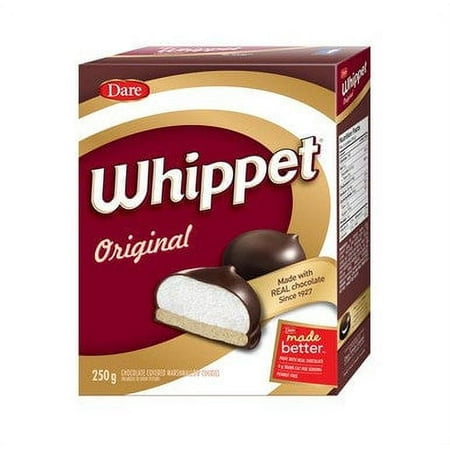 Dare Whippet Chocolate Covered Mashmallow Cookies 250g (Imported from Canada)