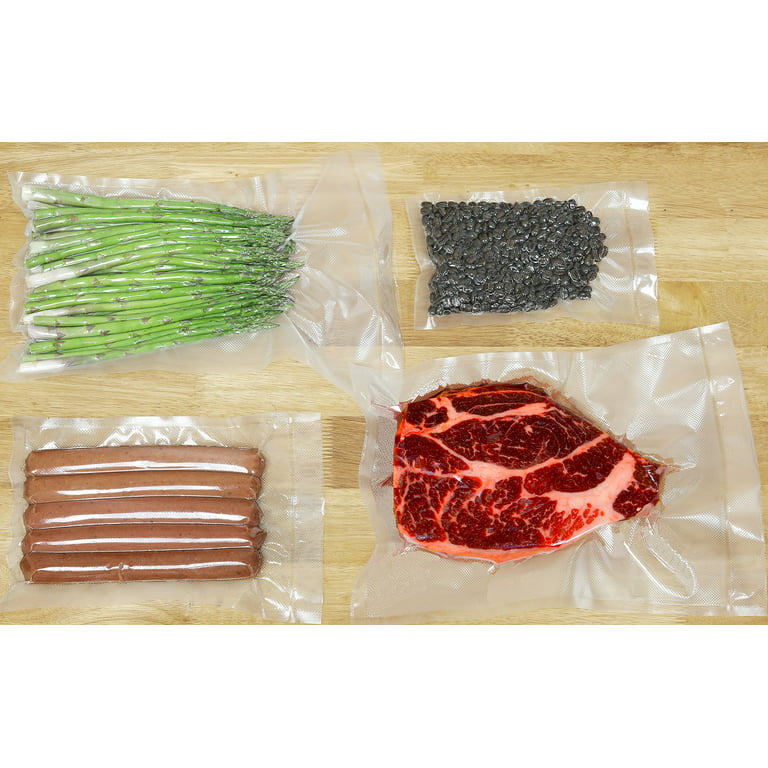 100 Count - Precut Food Vacuum Sealer Bags Storage, Gallon Size 11 x 16