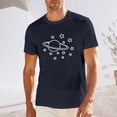 thumbnail image 6 of Ankishi Couples Matching Shirts Star Galaxy Space Men Crew Neck Cotton Tees Fashion Clothes Tops for Holiday, 6 of 7