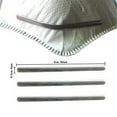 thumbnail image 1 of Máscara facial Puente de la nariz Máscara de polvo Clip de nariz de metal Respirador Fabricación de accesorios de manualidades DIY 500 Uds AweSitey HA5091-09, 1 of 7