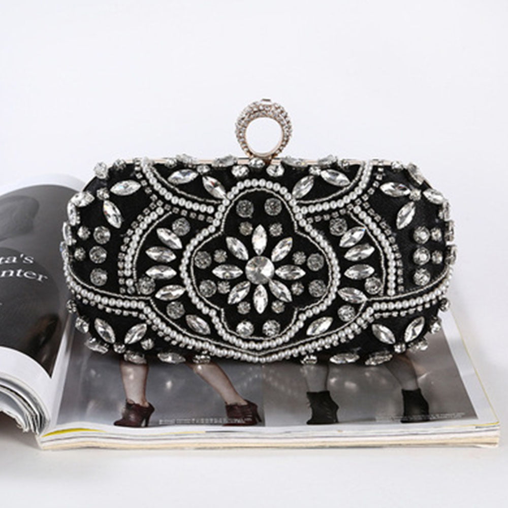 Luxury Silver Diamond Encrusted Evening Clutch Bag Crystal Studded Shoulder  Bucket Purse, Designer Handbag Y220513 From Stylishhandbagsstore, $34.18 |  DHgate.Com