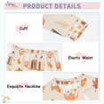 thumbnail image 3 of FORMRS Long Sleeve Top and Pants Pajama Set for Niños 2-Piece Sleepwear, Sizes 18M-8Y, Beige Fall Acorns Pattern, 3 of 6