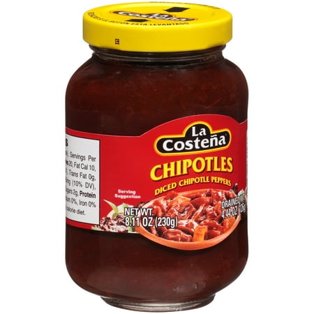 La Costena Chipotles Diced Chipotle Peppers, 8.11 Oz - Walmart.com