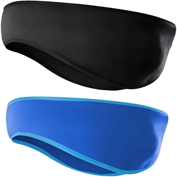 TELOLY Fleece Ear Warmers for Men Women Kids - Winter Headband Ear Muffs Ear Covers for Cold Weather Running Cycling Ski