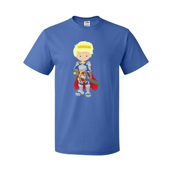 Inktastic Boy Prince, Knight In Shining Armor, Blond Hair T-Shirt
