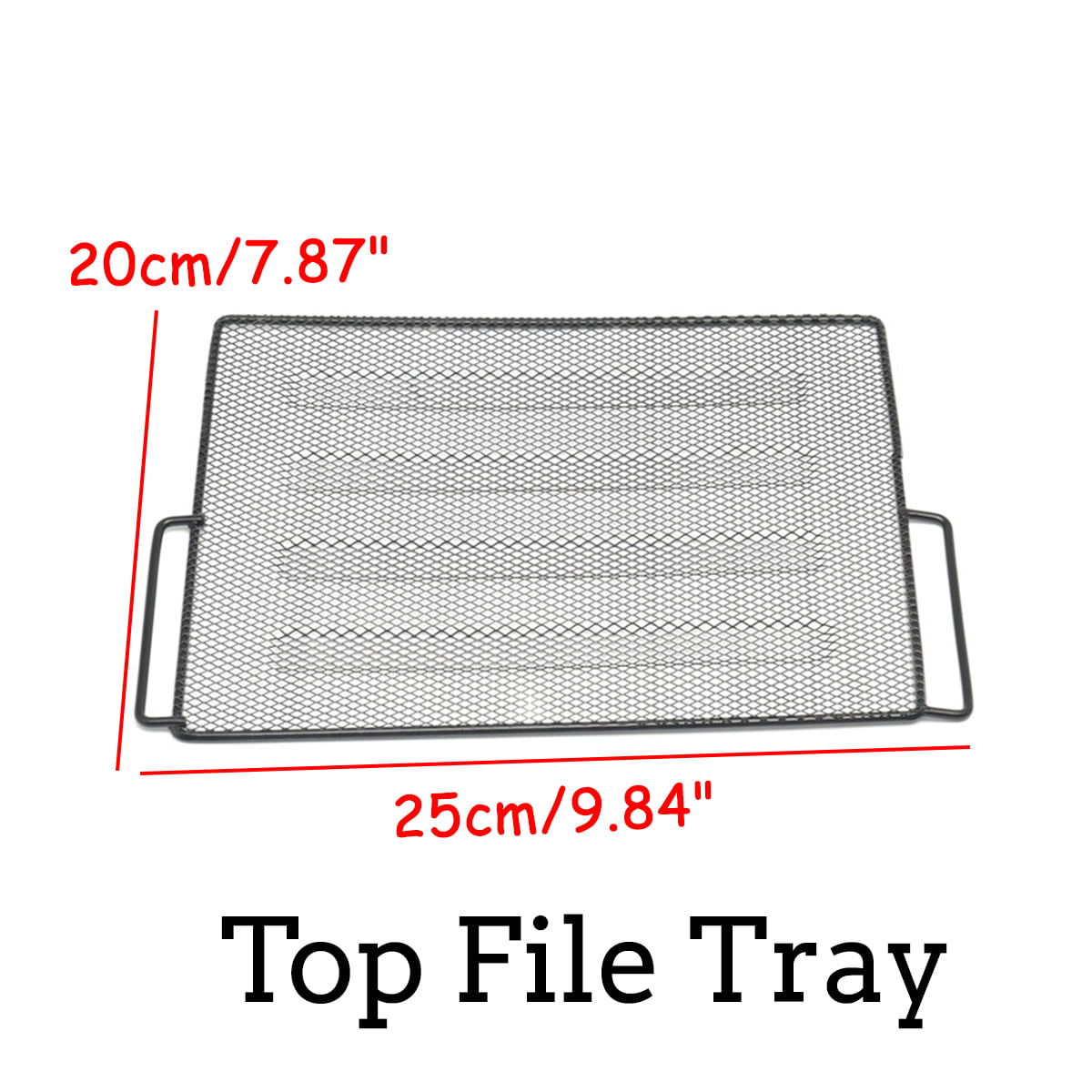 Details about   1 Layer Metal File Trays Desktop Mesh Steel Document Stackable Paper Organizer