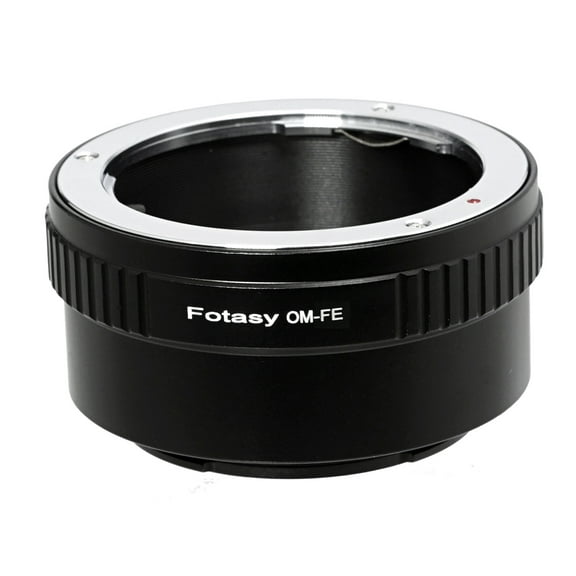 Fotasy Olympus OM lens to Sony E-Mount Mirrorless Camera Adapter, Compatible with a7 a7R a7S II III IV a9 a9II a7c Alpha 1 ZV-E10 a6600 a6500 a6400 a6300 a6000 a5100 a5000 a3500 a3000